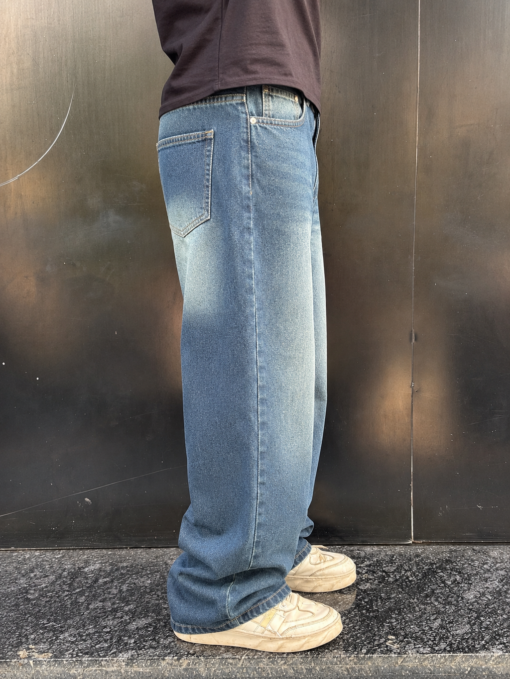 Classic Blue Baggy Denim