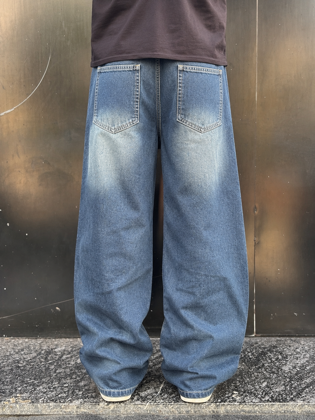 Classic Blue Baggy Denim